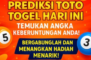 Prediksi Toto Togel Hari Ini
